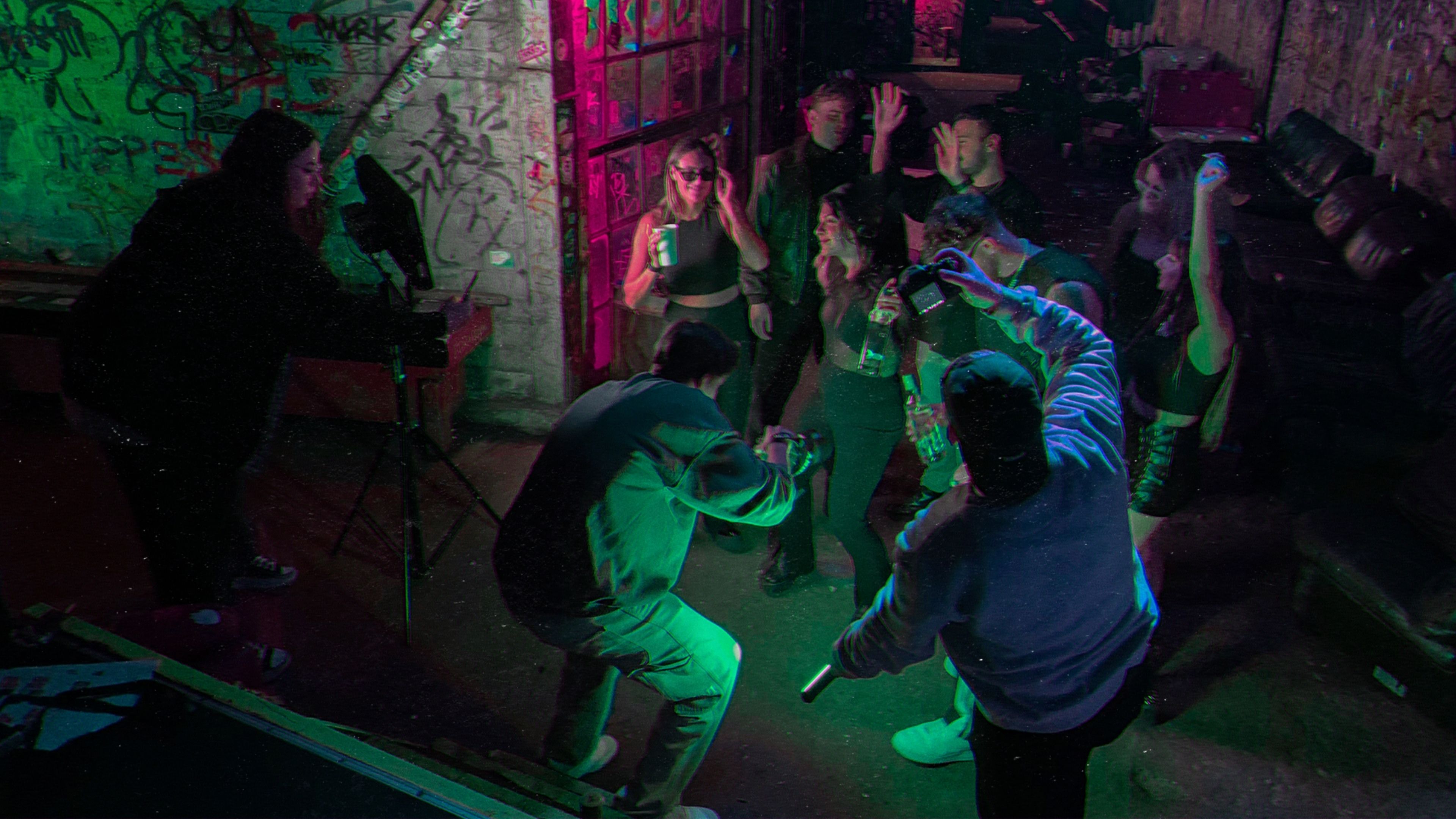 Foto-Shooting mit Clubbesuchern