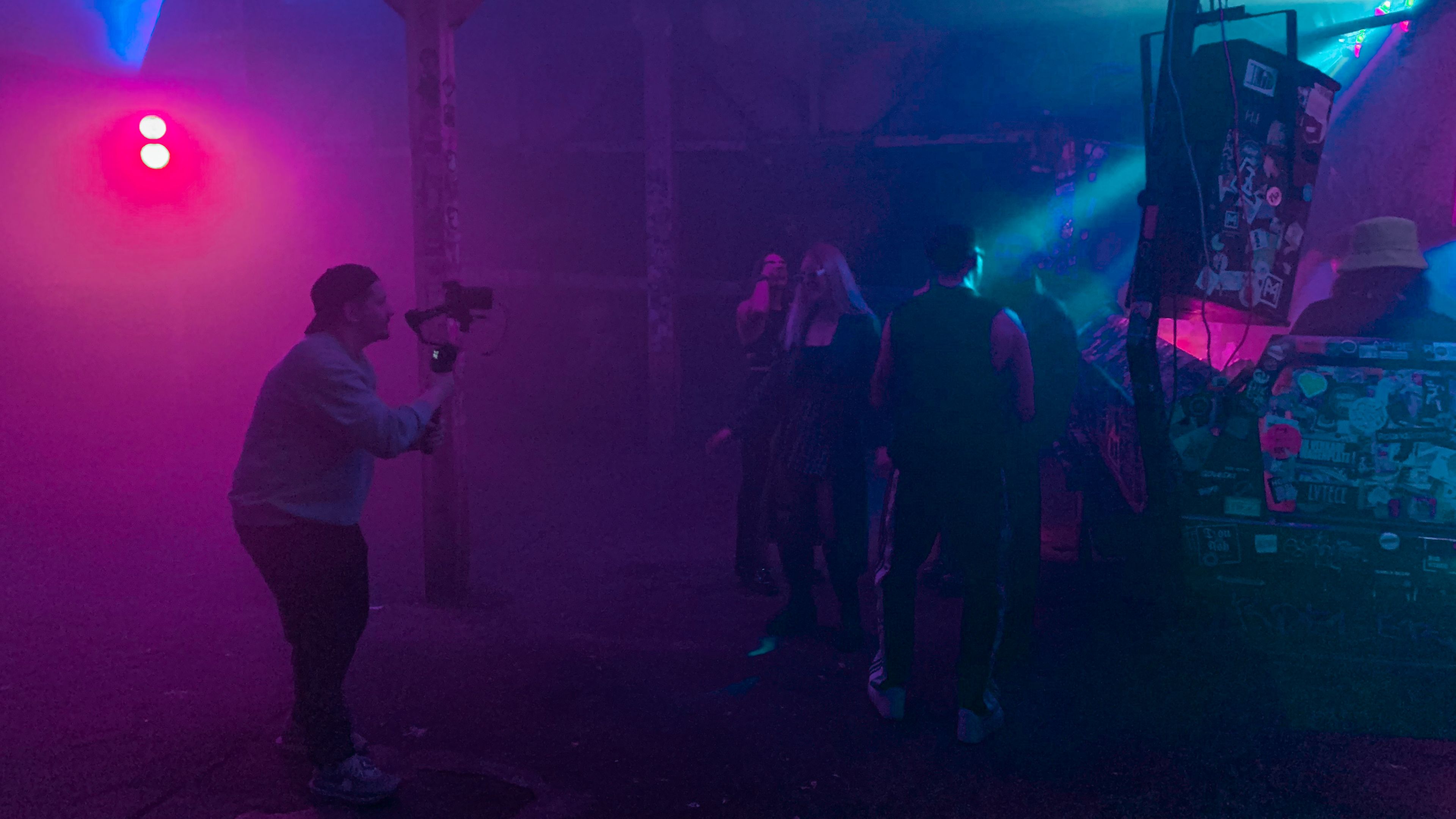 Foto-Shooting mit Clubbesuchern