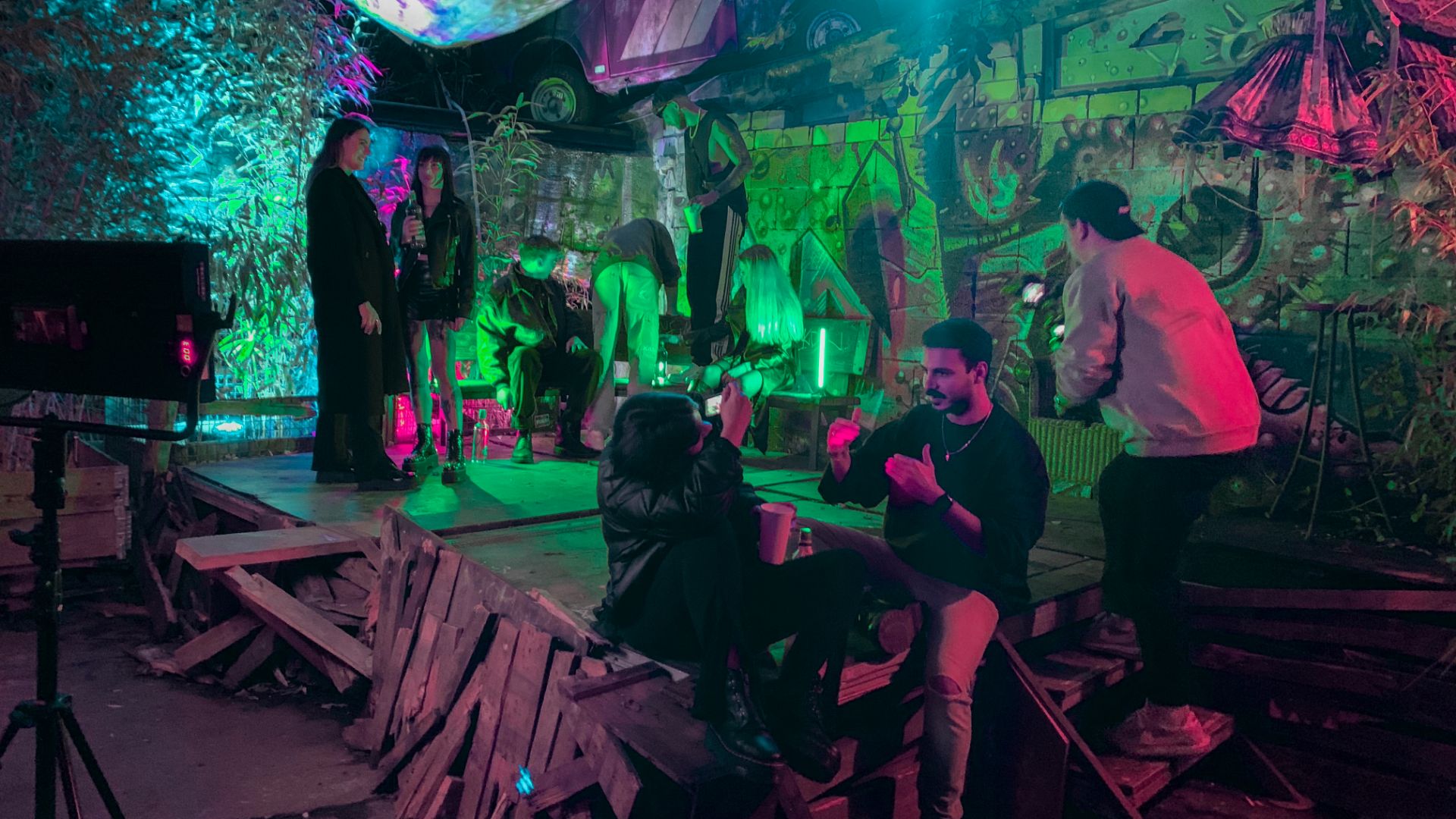 Foto-Shooting mit Clubbesuchern