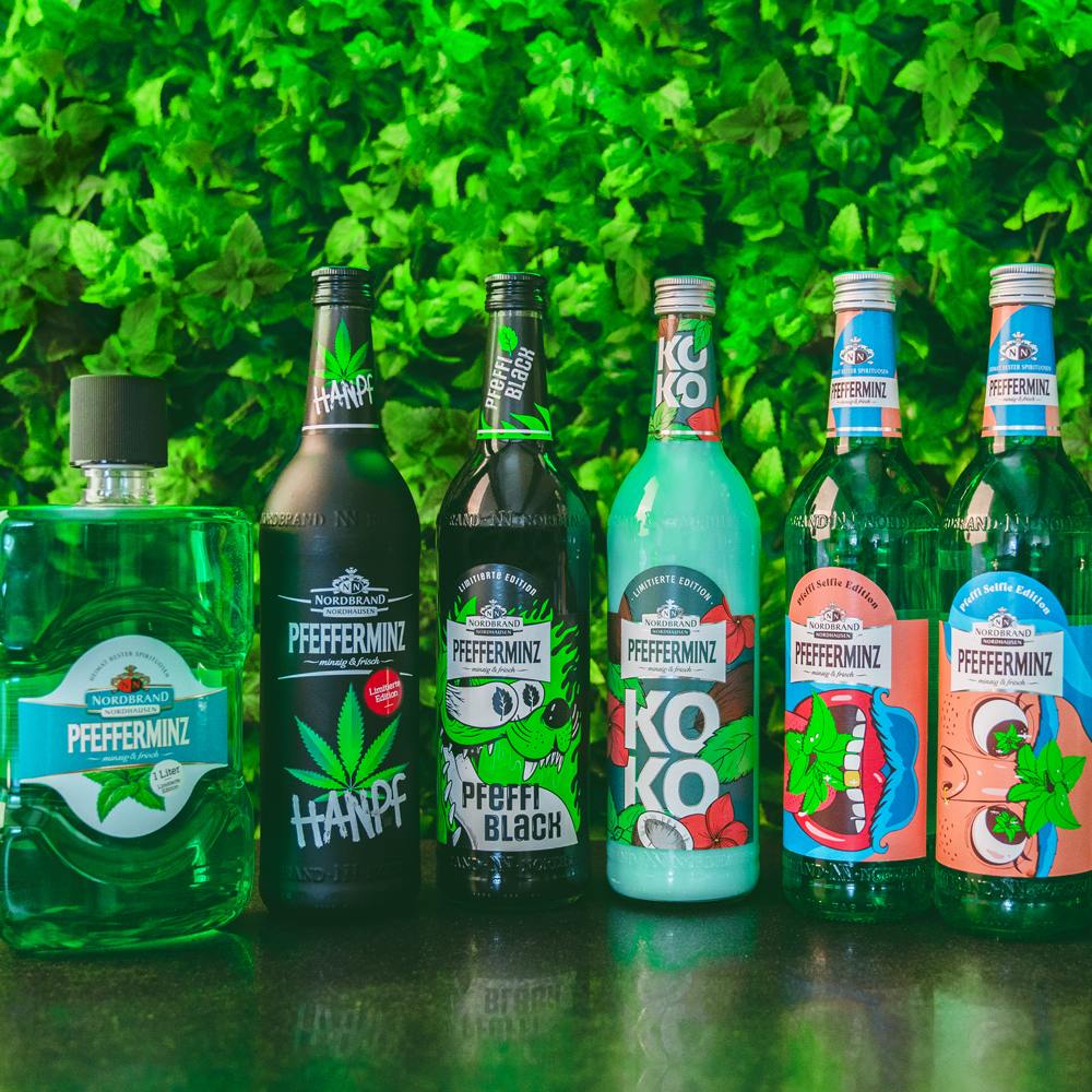 Man sieht die Pfeffi Sondereditionen.